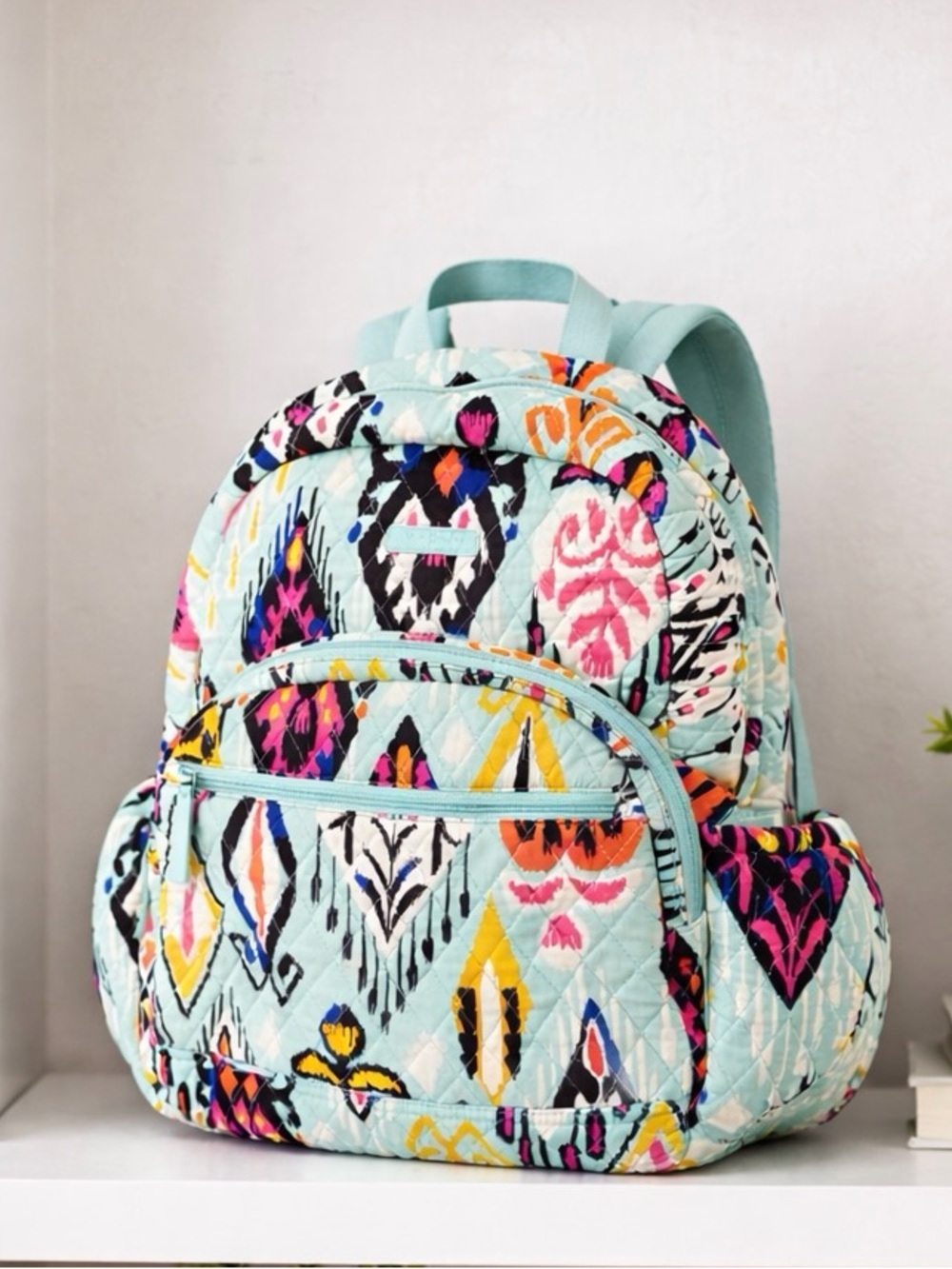Vera Bradley Quilted Cotton Pueblo Essential Large Backpack